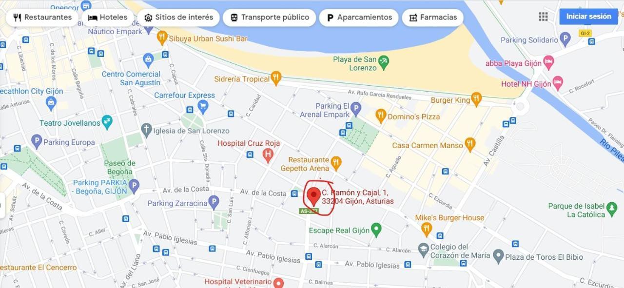 Apto Ramon Y Cajal,1- Centrico Y Cerca De Playa San Lorenzo-3hab Garaje Opc Apartment Gijón